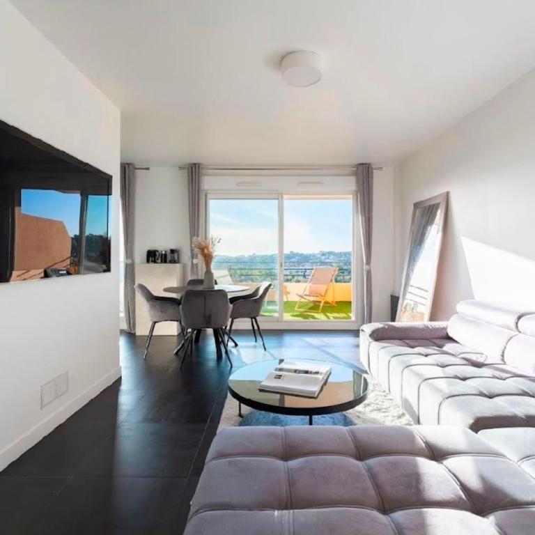 T3 Terrasse Vue mer Notre-Dame - Parking & Clim - Appartement - 6