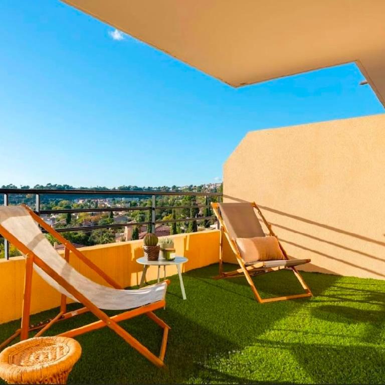 T3 Terrasse Vue mer Notre-Dame - Parking & Clim - Appartement - 13