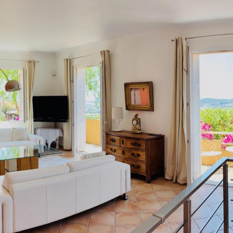 Villa 4 chambres, vue mer et îles d'Or, terrasse et plancha - Villa - 7