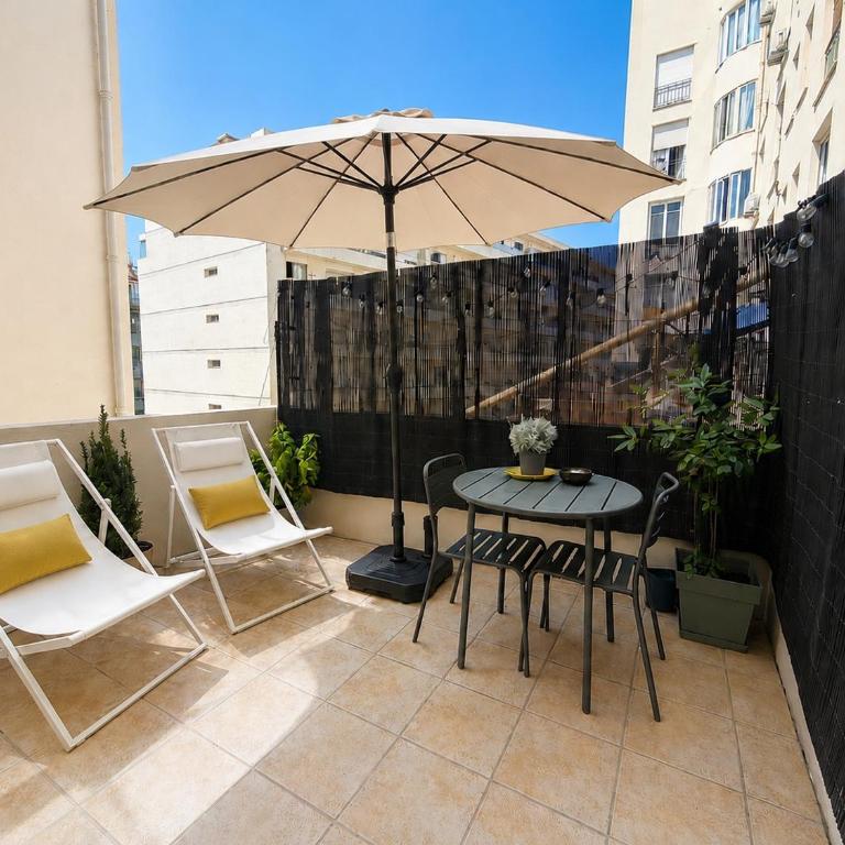Central studio and sun terrace - Apartment mit 1 Schlafzimmer - 1