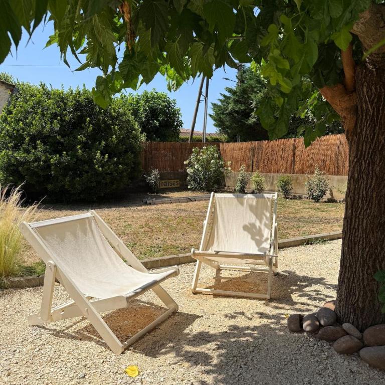 La casa verde L isle sur la sorgue Parking - Maison 2 Chambres - 35