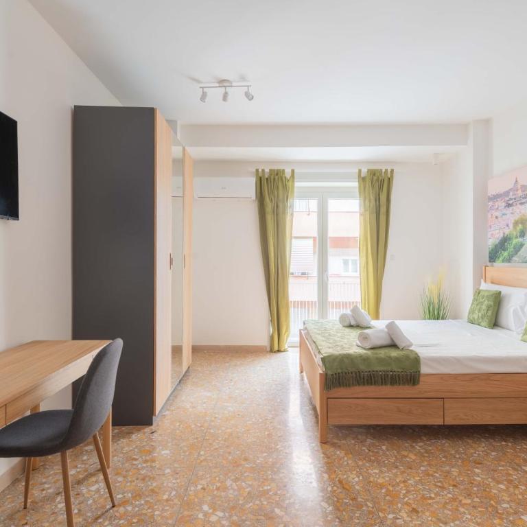 Vatican Light Studio - Metro Cipro - Appartamento Monolocale con 1 Letto Matrimoniale - 3