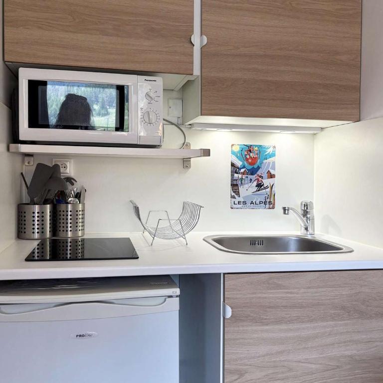 Studio au pied des pistes, balcon, 2 pers, Les Orres - FR-1-322-607 - Studio - 7
