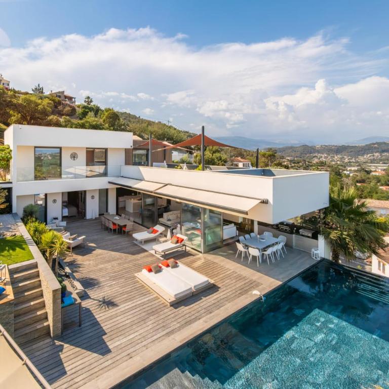 Villa Dezem-Infinity pool-Hot tub-Near Cannes-Panorama-AC - Villa - 1