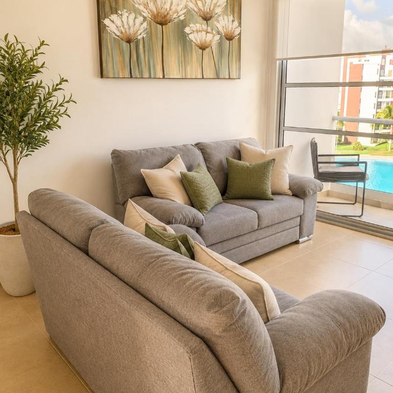 Oasis de lujo en Canún - Apartamento de 2 dormitorios con vistas a la piscina - 6
