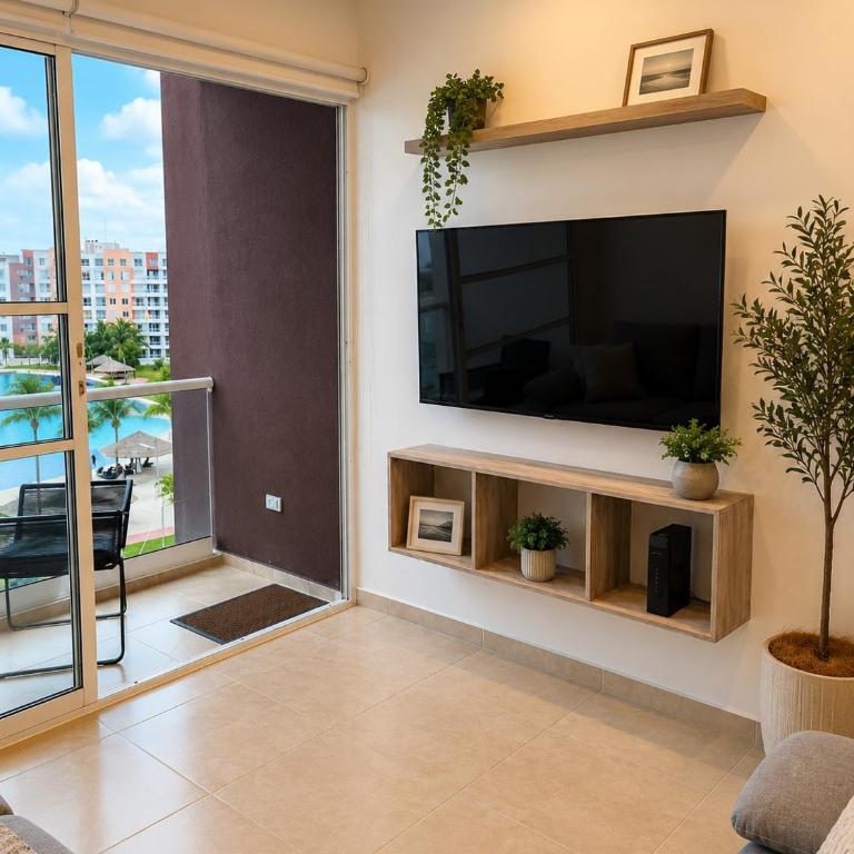 Oasis de lujo en Canún - Apartamento de 2 dormitorios con vistas a la piscina - 11