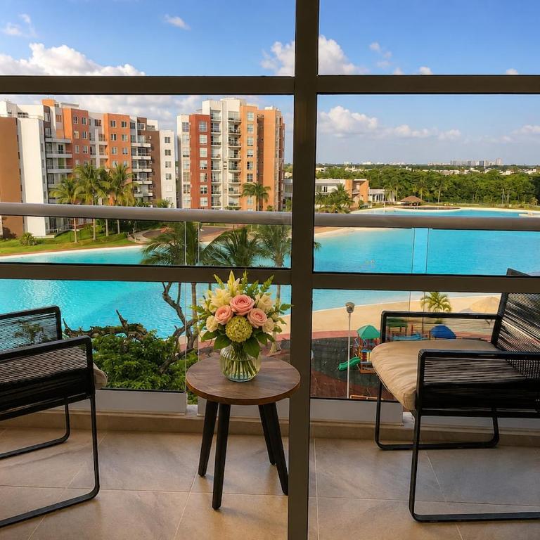 Oasis de lujo en Canún - Apartamento de 2 dormitorios con vistas a la piscina - 15