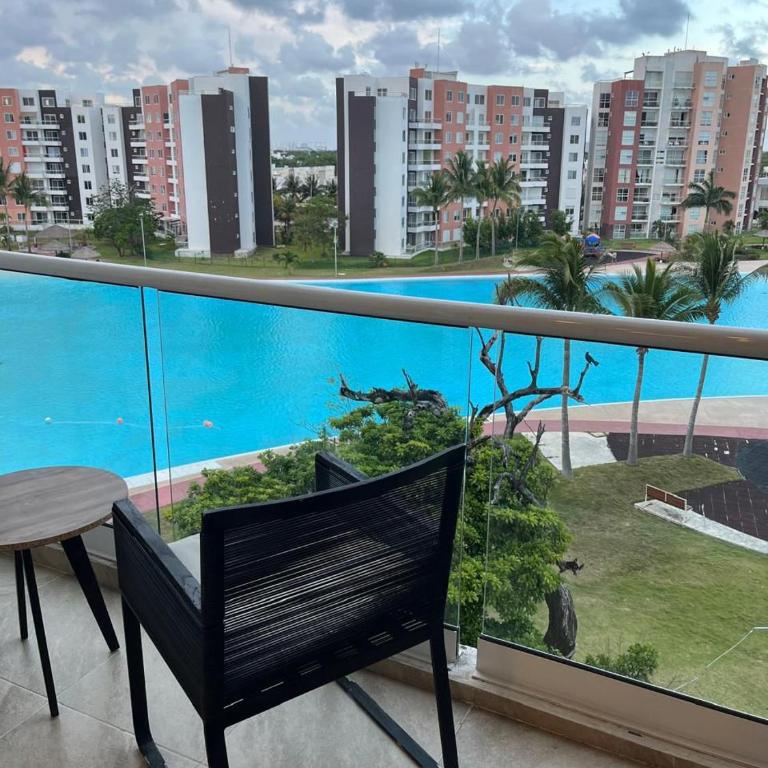 Oasis de lujo en Canún - Apartamento de 2 dormitorios con vistas a la piscina - 18