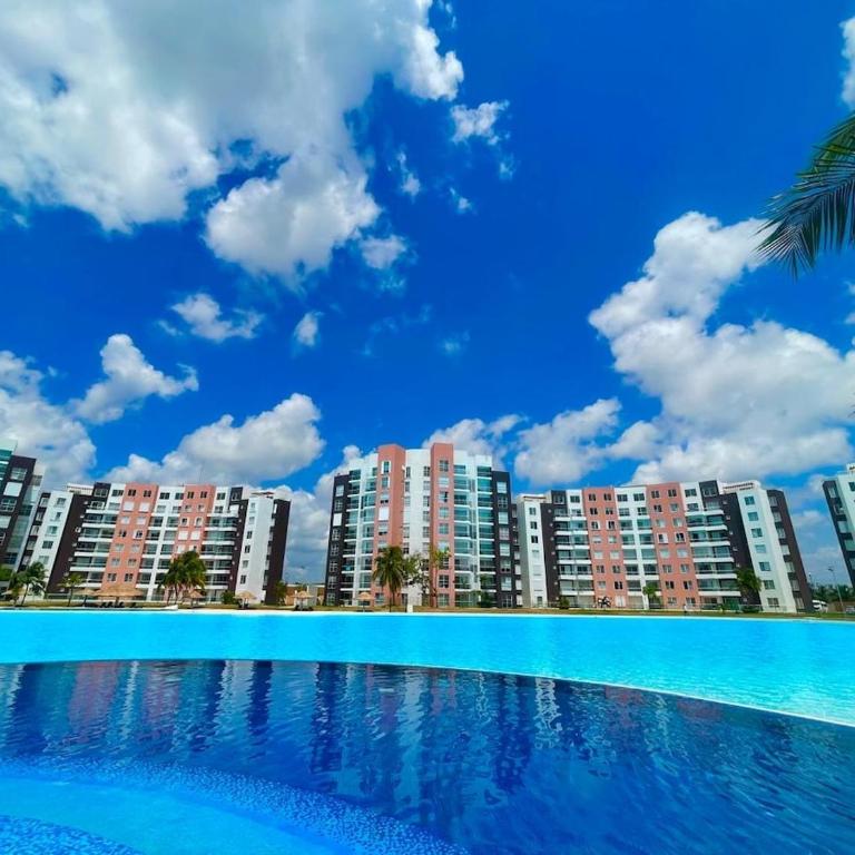 Oasis de lujo en Canún - Apartamento de 2 dormitorios con vistas a la piscina - 22
