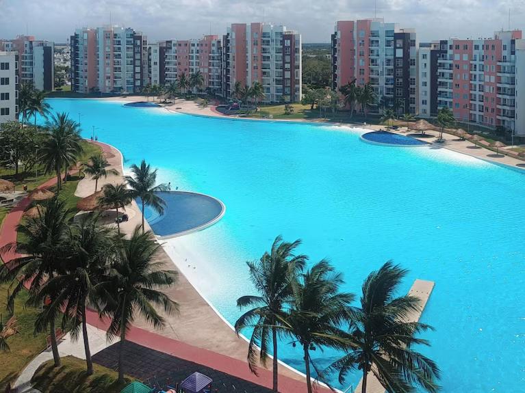 Oasis de lujo en Canún - Apartamento de 2 dormitorios con vistas a la piscina - 29
