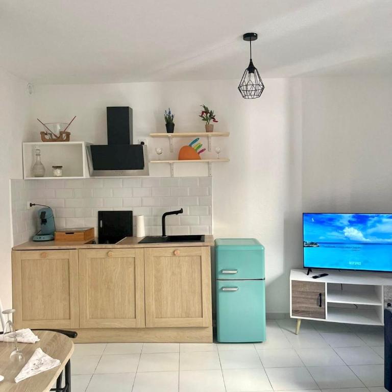 Cozy and bright Azur studio in Carcassonne - Apartment mit 1 Schlafzimmer - 3