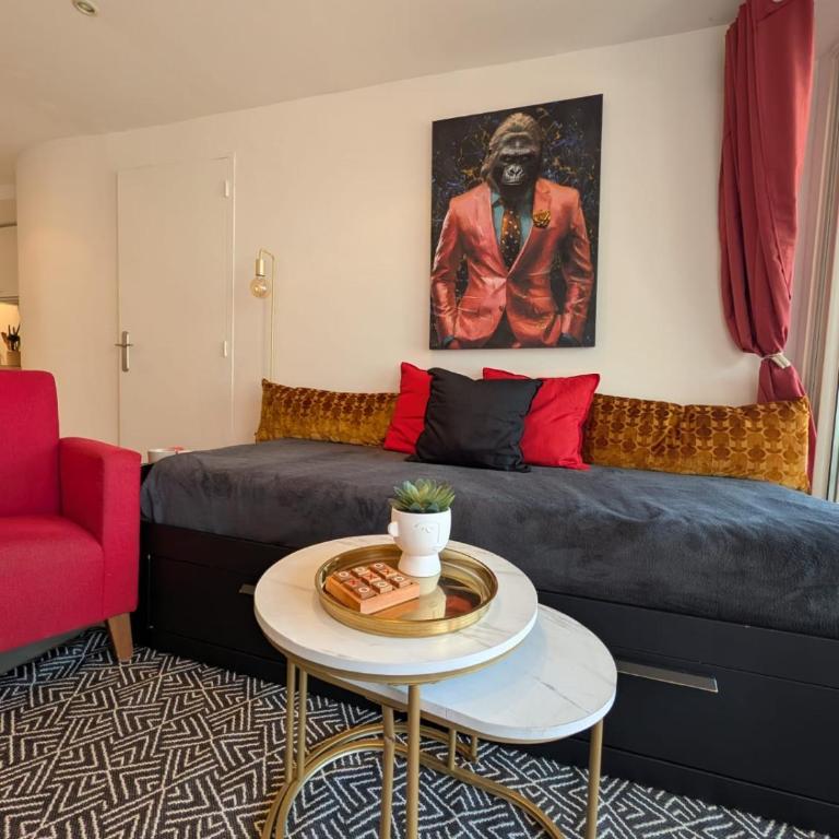 Le Riviera 5 pers, terrasse privée, accès piscine - Apartment mit 2 Schlafzimmern - 26
