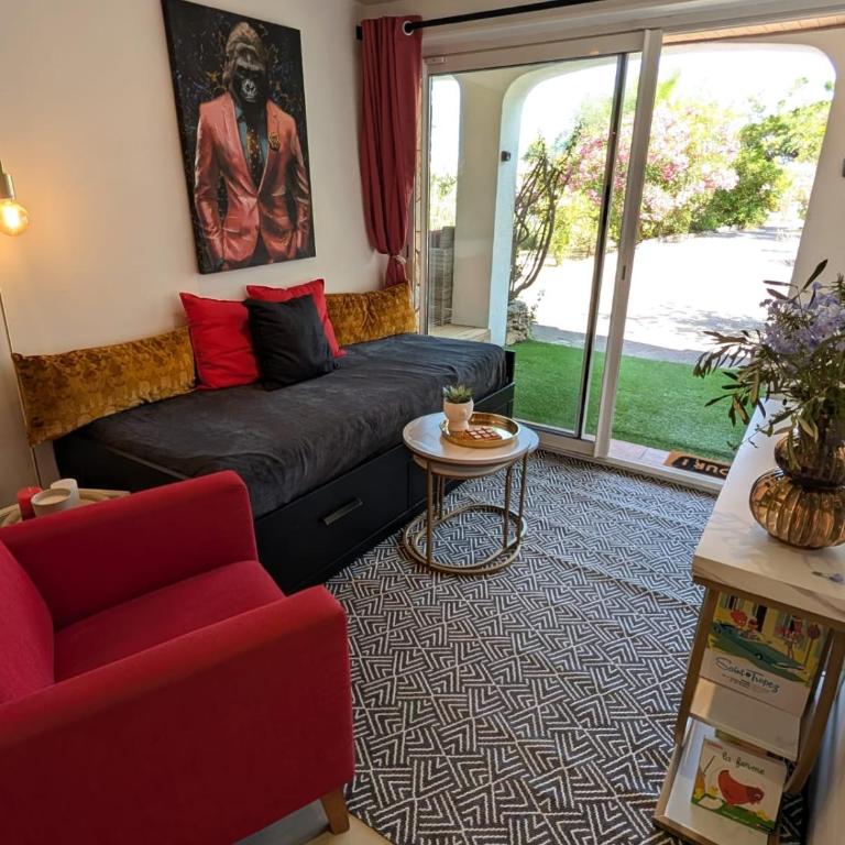 Le Riviera 5 pers, terrasse privée, accès piscine - Apartment mit 2 Schlafzimmern - 20