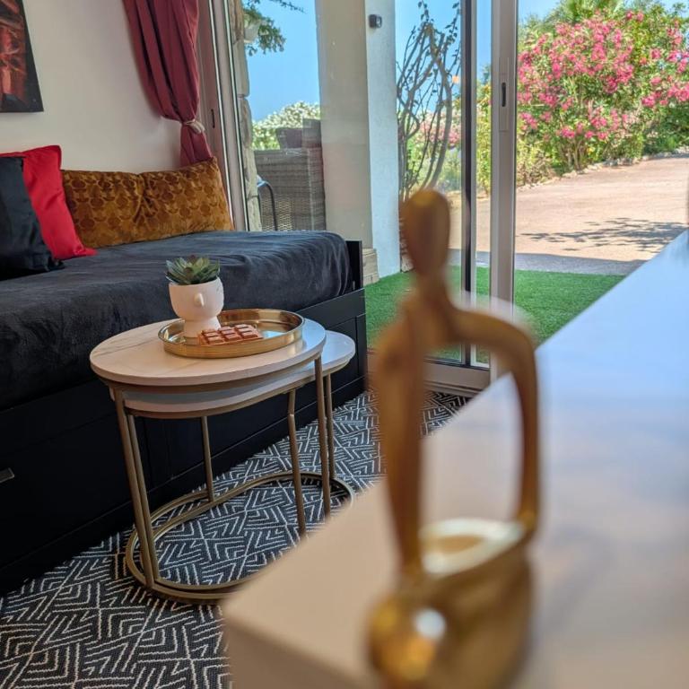 Le Riviera 5 pers, terrasse privée, accès piscine - Apartment mit 2 Schlafzimmern - 17