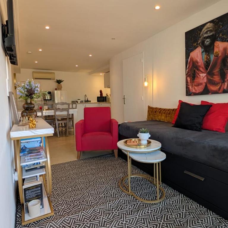 Le Riviera 5 pers, terrasse privée, accès piscine - Apartment mit 2 Schlafzimmern - 24