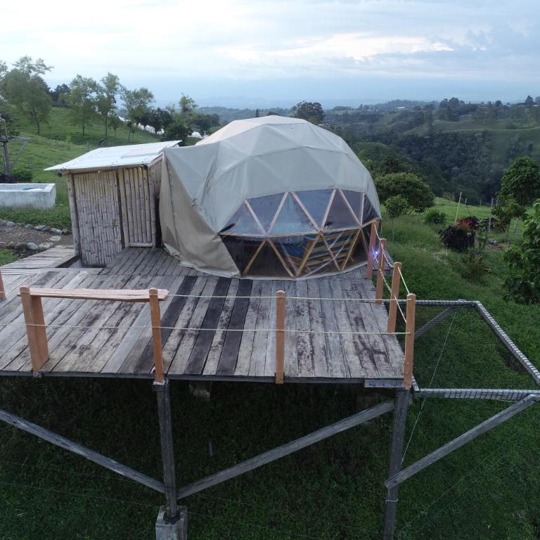 La Alborada Glamping - Bungalow con vistas al jardín - 5