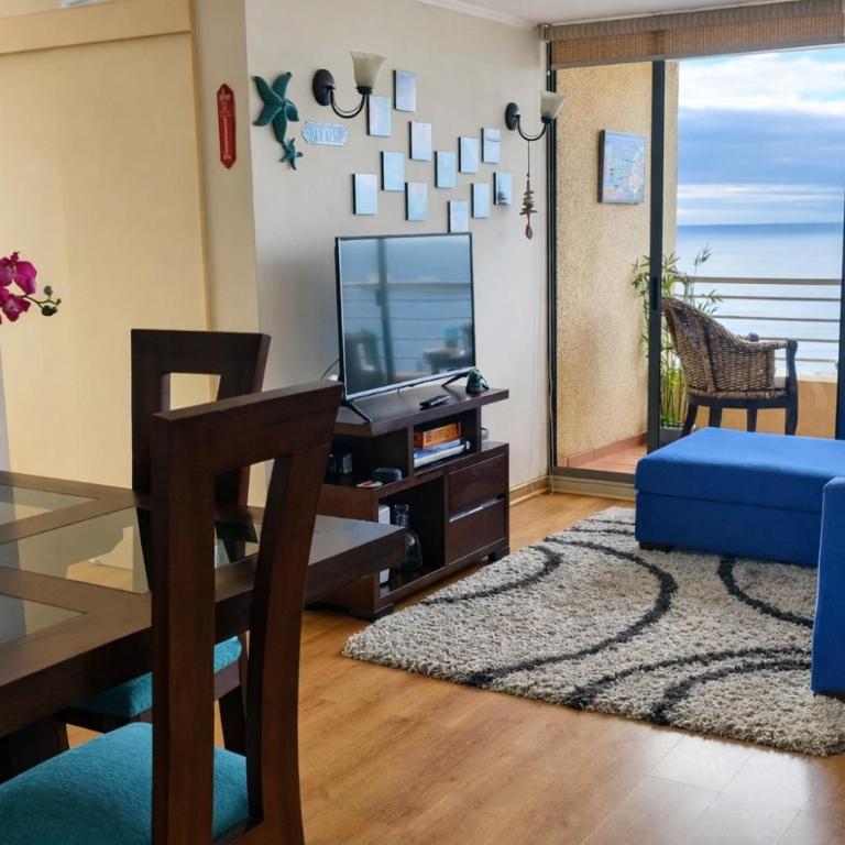 Departamento con amplia y bella vista a la bahía de Valparaiso - Three-Bedroom Apartment - 20