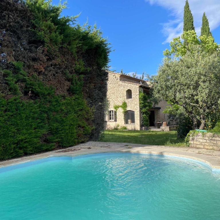 Villa La Familliale, piscine avec vue imprenable sur Gordes - Villa - 4