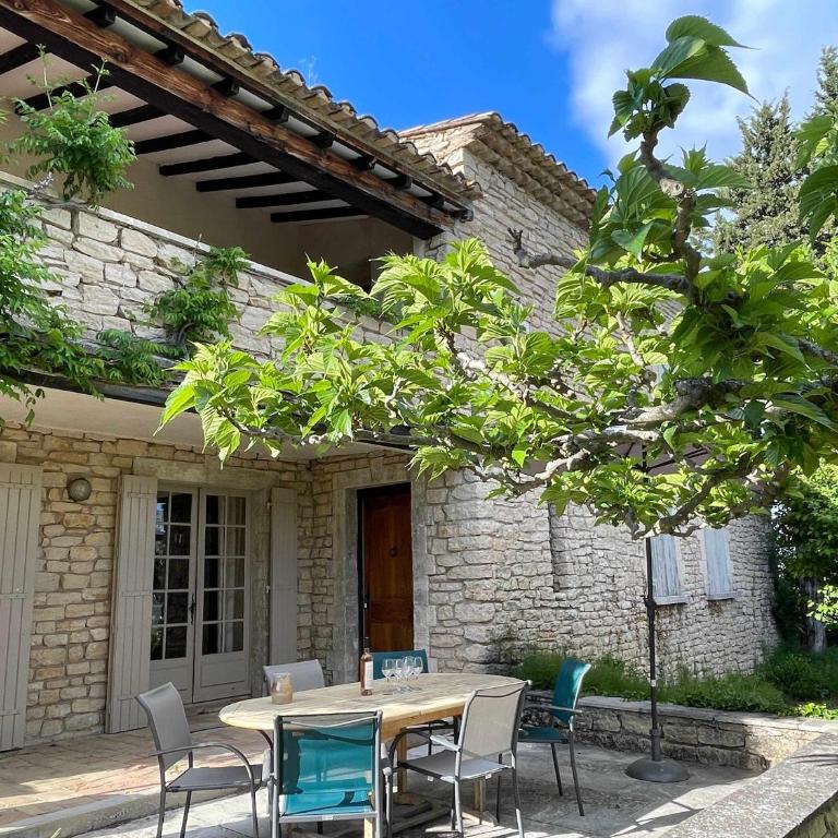Villa La Familliale, piscine avec vue imprenable sur Gordes - Villa - 5