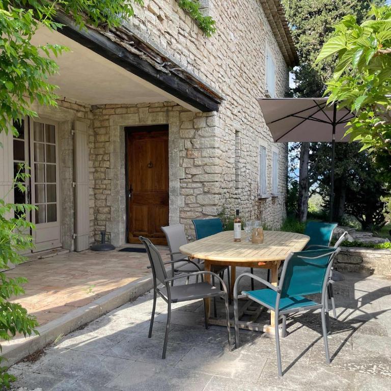 Villa La Familliale, piscine avec vue imprenable sur Gordes - Villa - 28