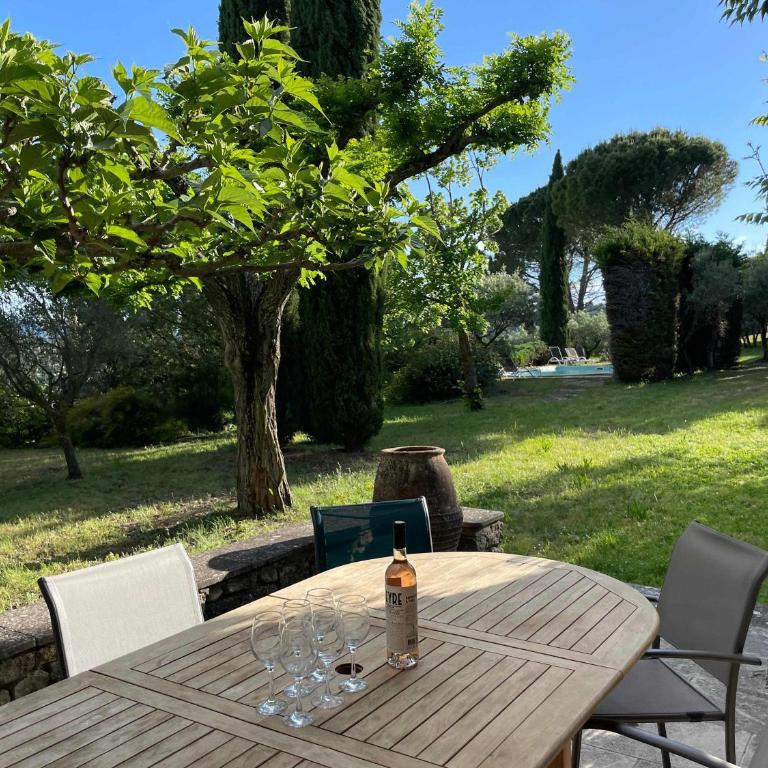 Villa La Familliale, piscine avec vue imprenable sur Gordes - Villa - 35