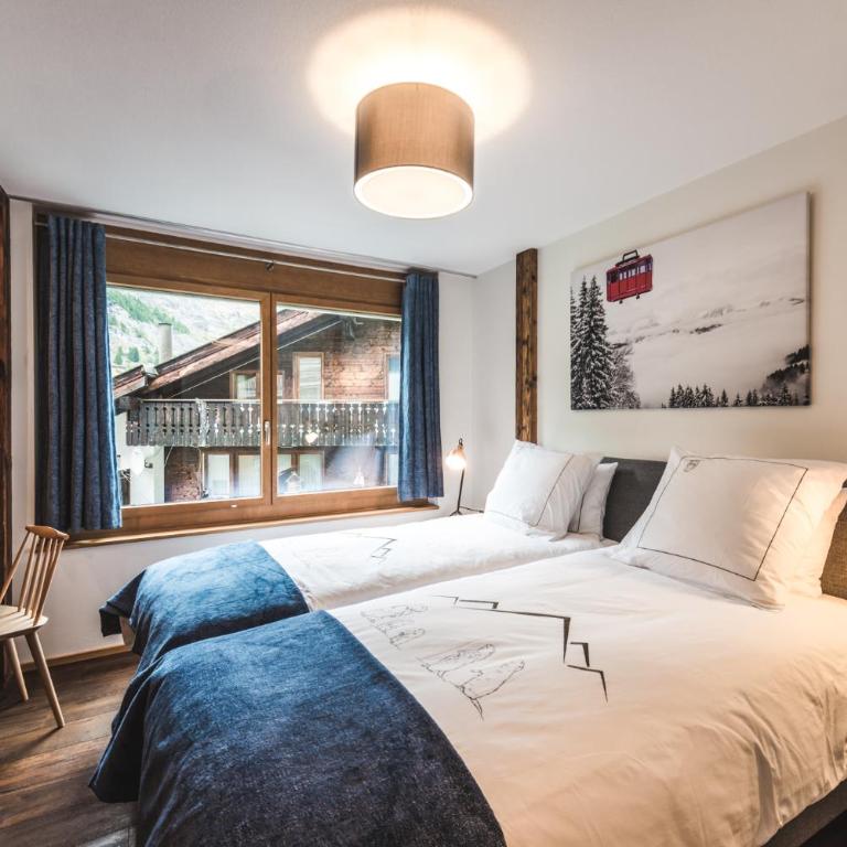 Betty Boop Zermatt - Matterhorn View Apartment - Apartamento Deluxe de 2 dormitorios con balcón - 17