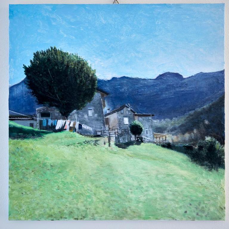 Agriturismo Deviscio - Camera Doppia con Letti Singoli con Vista Montagna - 1