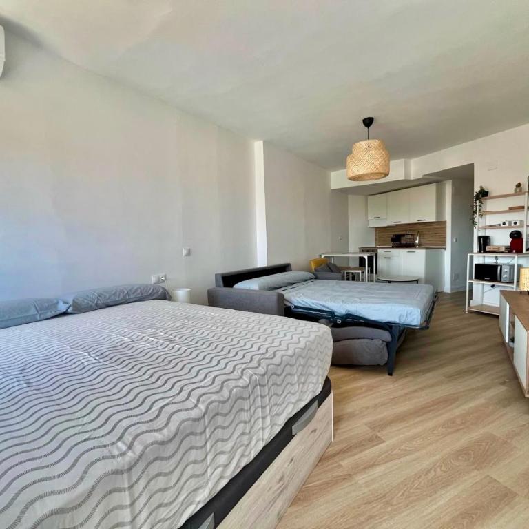 Panoramic View Apartment Torremolinos - Studio mit Kingsize-Bett und Schlafsofa - 11