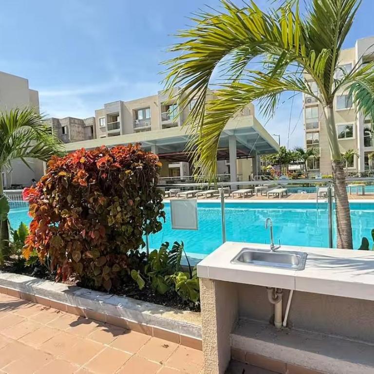Exclusivo Apto Cerca a la Playa - Capriella Serena del Mar, Cartagena - Apartment with Balcony - 38
