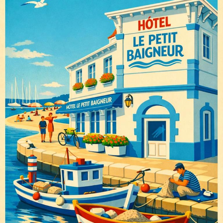 Hôtel Le Petit Baigneur - Chambre Double Standard - 7