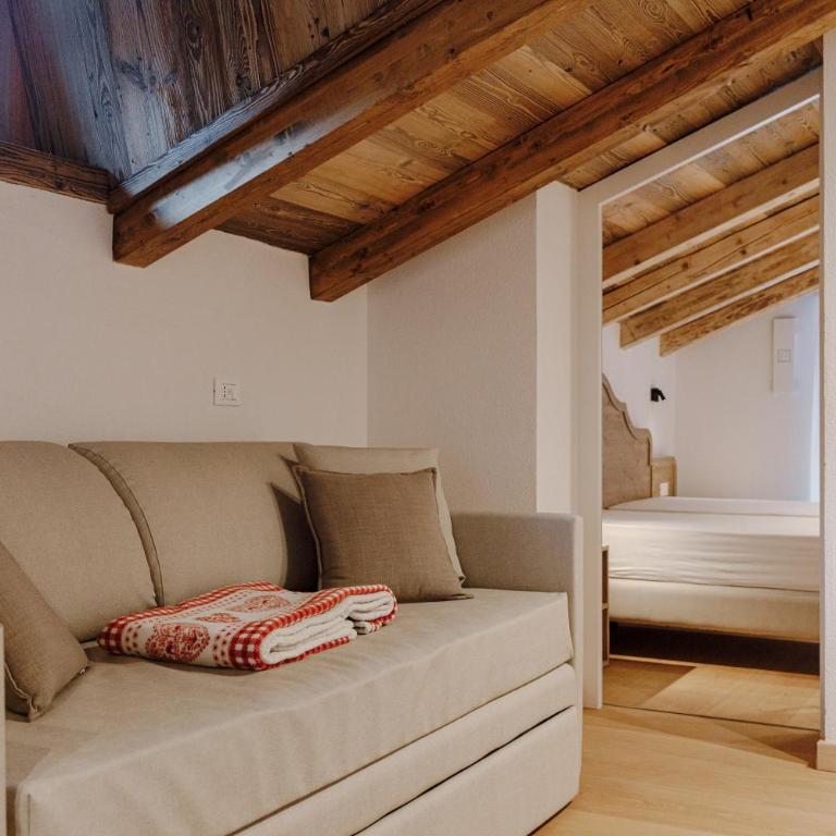 Appartamento Sas Ciapel con biosaun - Two-Bedroom Deluxe Apartment with Garden View - 13