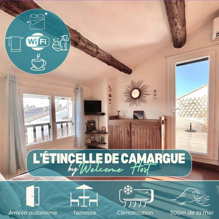 L'étincelle de Camargue, Plage et centre à pied - Appartement - 1