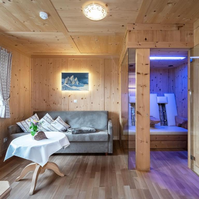 Alpenflair Moarlhof Kastelruth - Appartamento Superior con 1 Camera da Letto e Balcone - 7