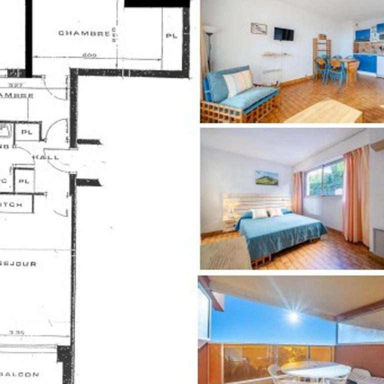 Appartement 6 personnes avec Wi-Fi, vue mer - FR-1-827-23 - Appartamento - 19