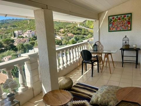 Villa soleil - Vue mer et montagne - Piscine privée, tennis, accès plage à pied - Villa - 65