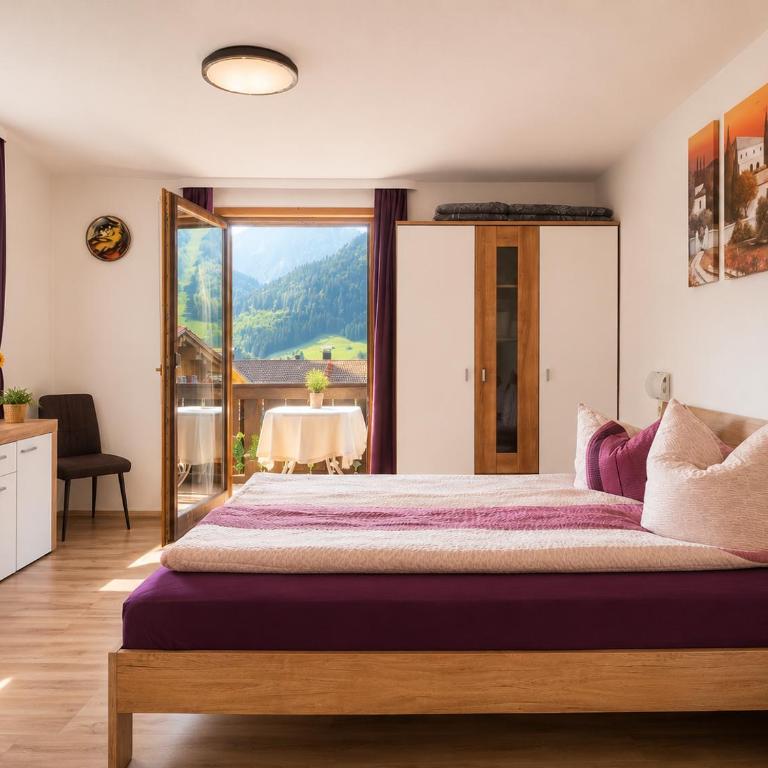 Bad Hindelang - Apartment mit 2 Schlafzimmern mit Balkon und Terrasse - 8