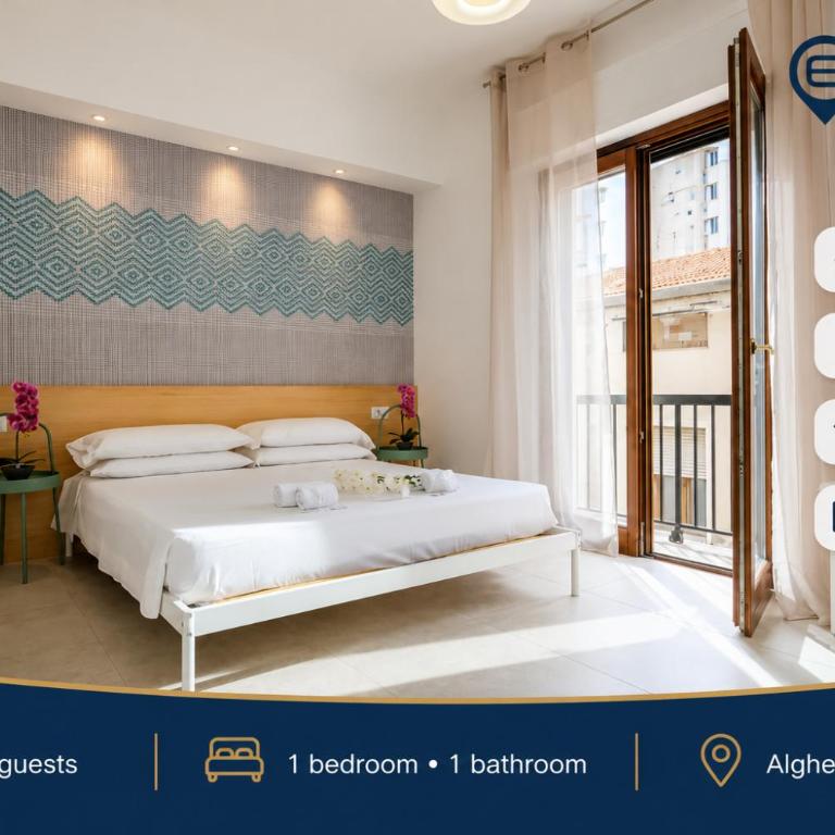 Estay - Affittacamere Carmè - Elegant Suites in Central Alghero - Camera Queen con Vista Mare - 12