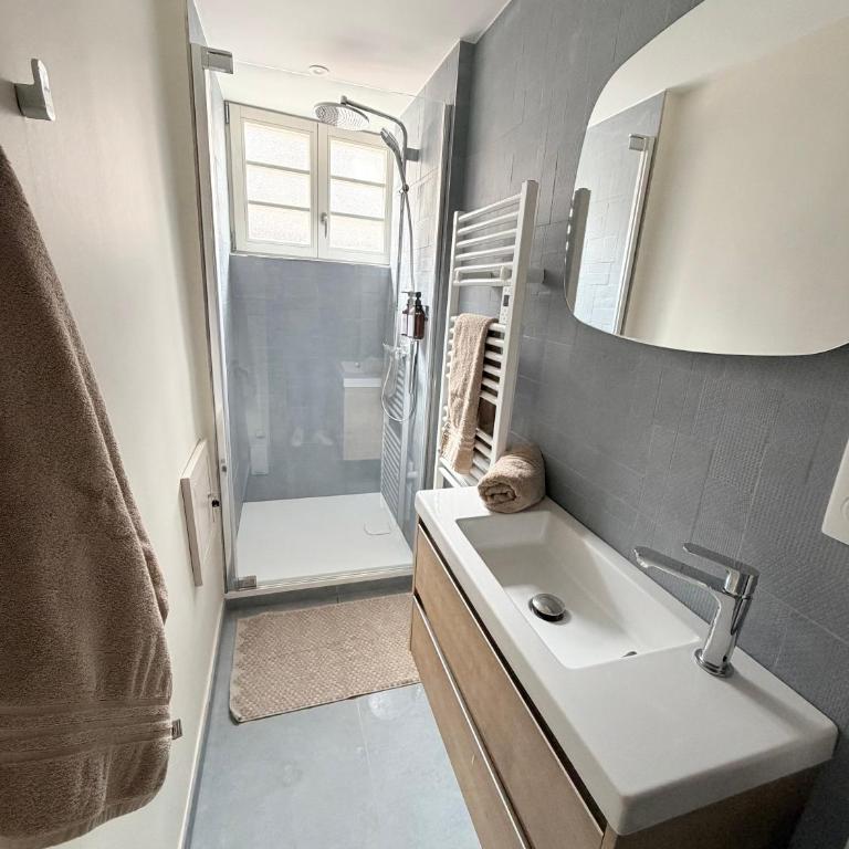 Le Gîte Azur - Charme d'un appartement dans une maison alsacienne - Hypercentre de Colmar - Apartment mit 1 Schlafzimmer - 11