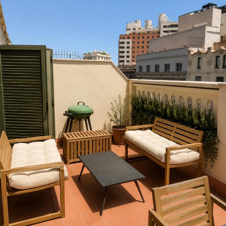 Plaza Catalunya City Center Apartments - Apartamento de 3 dormitorios con terraza - 10