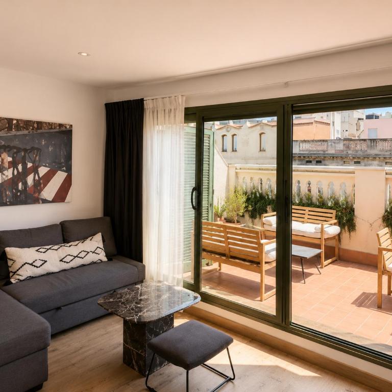 Plaza Catalunya City Center Apartments - Apartamento de 3 dormitorios con terraza - 72