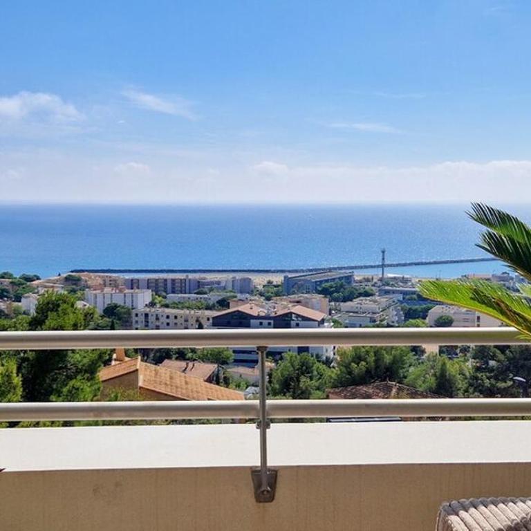 L'ESCAPADE, Vue mer Exceptionnelle, Standing, Piscine, Tennis, Climatisation, Parking - Apartment - 14