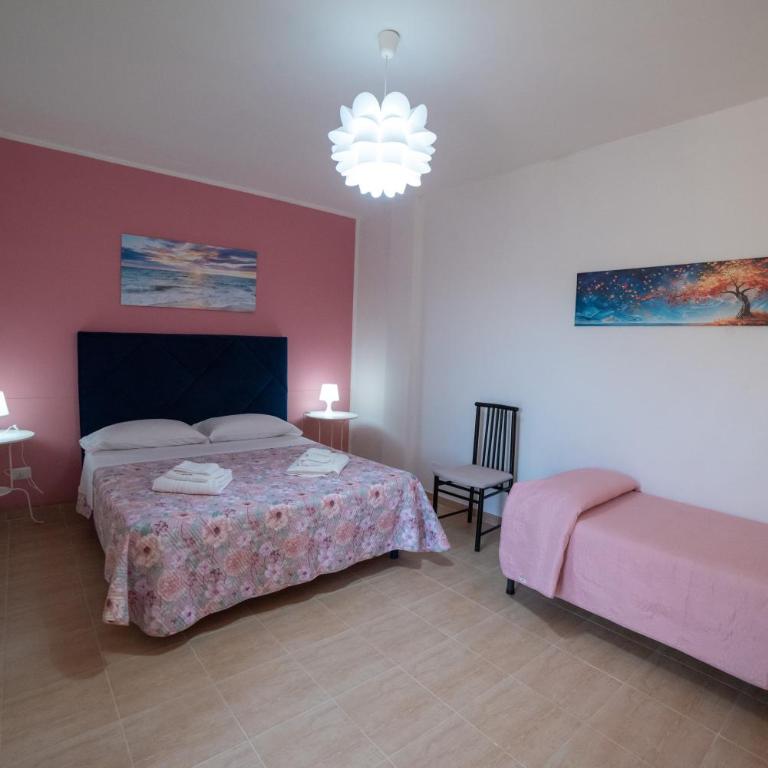 B&B "L'Eco del Mare" - Camera Tripla con Vista Mare - 9