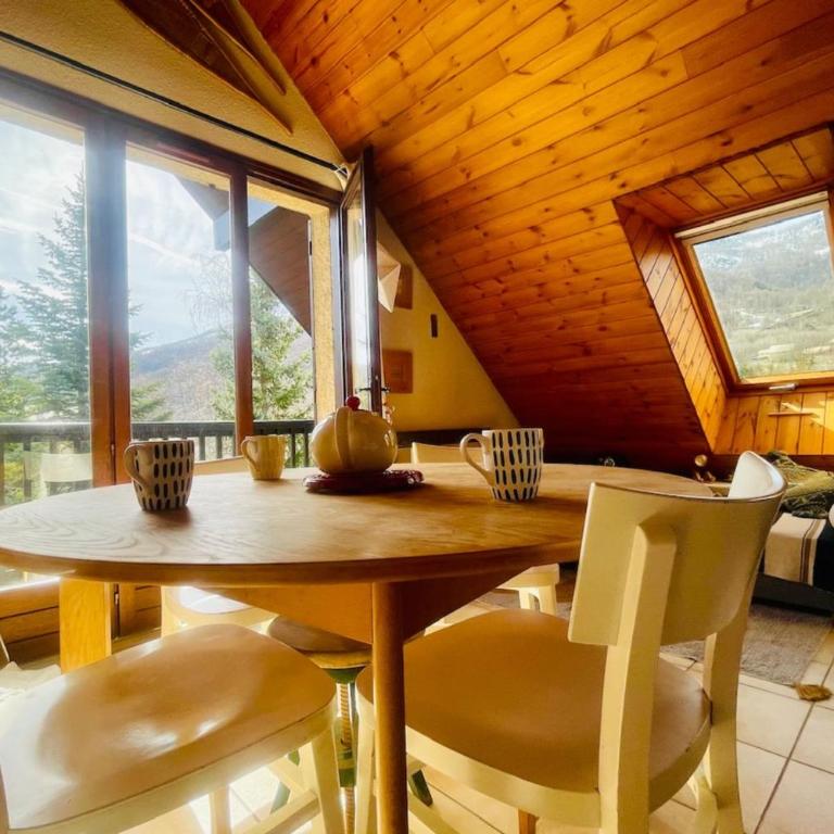 Nid de ski avec grand balcon - Appartement - 7