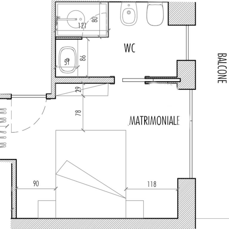 Nonna Anna Suite - Camera Matrimoniale con Balcone - 18