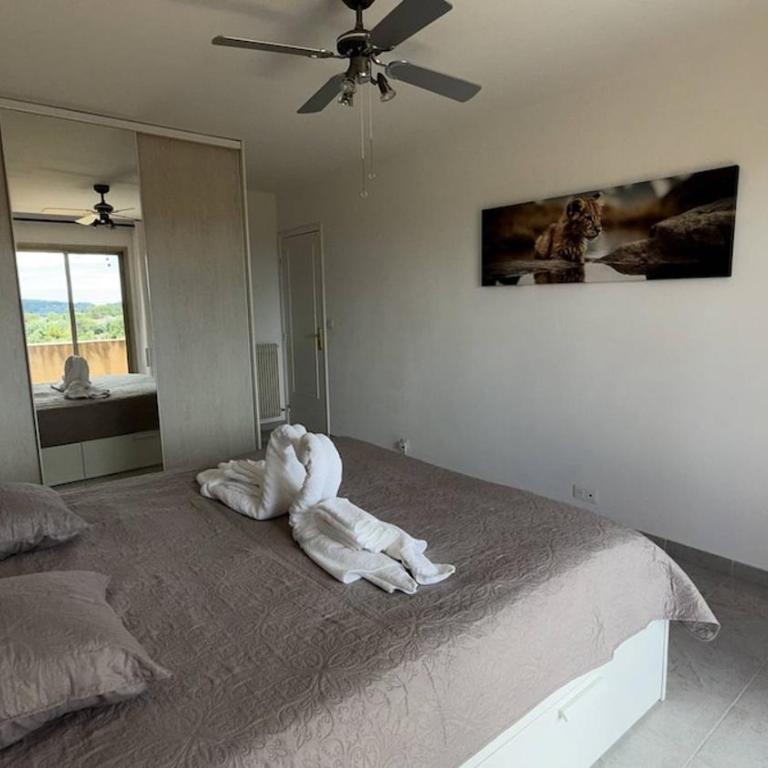 Villa 5P jardin Piscine wifi clim proche village Mouans sartoux et cannes - Casa de 4 dormitorios - 22