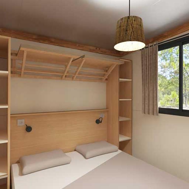 Chalet Cannelle Spa camping Buffalo Hacienda - Chalet 2 Chambres - 6