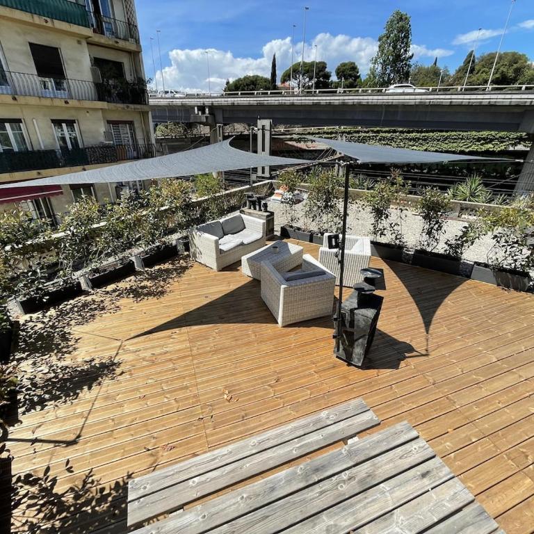 Joli appartement avec jardin, 2 chambres, centre ville de Nice - Apartment - 23