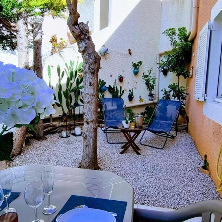 Le MARINE Rez de Jardin direct Plage Parking Privé Climatisé - Apartment - 8
