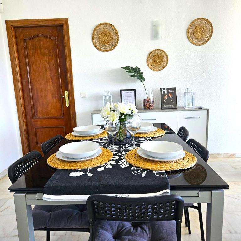 Apartamento en Benalmádena en la playa con piscina Frontal al mar - Apartment mit 2 Schlafzimmern - 27