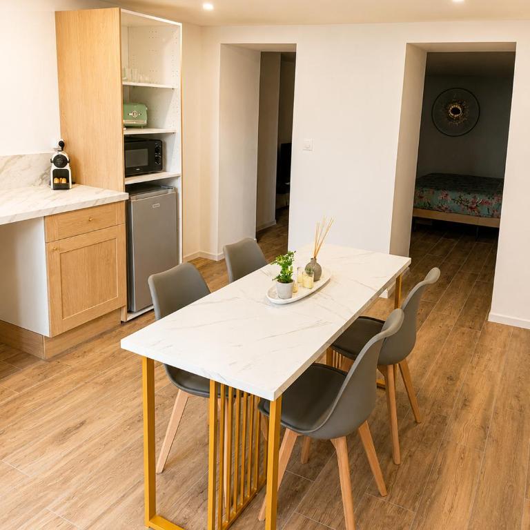 Nid Cosy au Cœur de Boulogne-sur-Mer avec terrasse et acces sauna et jacuzzi - Apartment mit 1 Schlafzimmer - 21